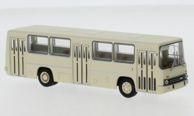 Brekina 59803, Ikarus 260 Stadtbus, hellbeige, 1972, Bus Modell 1:87 (H0)