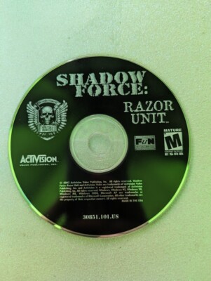 Shadow Force: Razor Unit (PC, 2002) PC CD ROM Tested working Game