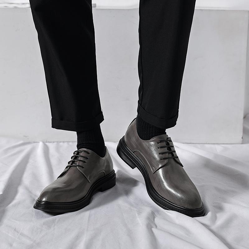 SAOLA Abito da uomo britannico punta uomo business stringato Oxford scarpe formali casual comfort