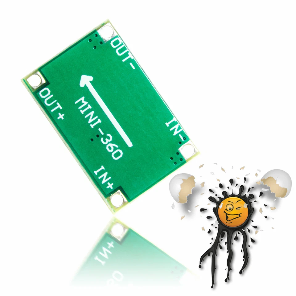 1-17V 3A mini Spannungskonverter Voltage Converter 360 mp2307 ESP8266 Arduino - Bild 2 von 2