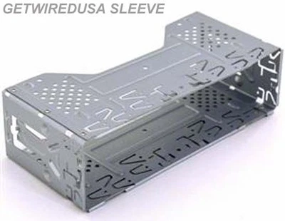 SONY PIONEER KENWOOD ALPINE JVC CLARION JENSEN UNIVERSAL ALPINE SINGLE DIN STEREO MOUNTING SLEEVE RADIO DASH MOUNT CAGE BRACKET