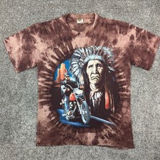 Vintage Rusty Shirt Adult Large Brown Tie Dye...