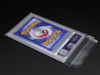 100x PSA Grading Card Schutzhüllen Folien Karten Sleeve TCG  Pokemon One Piece