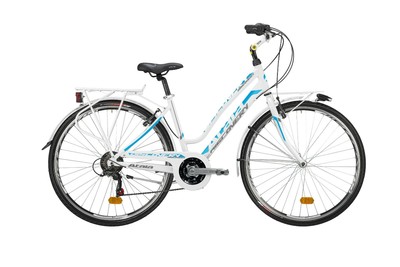 ATALA DISCOVERY S 21V LADY bicicletta da donna bici trekking 28 city bike  bianca | eBay