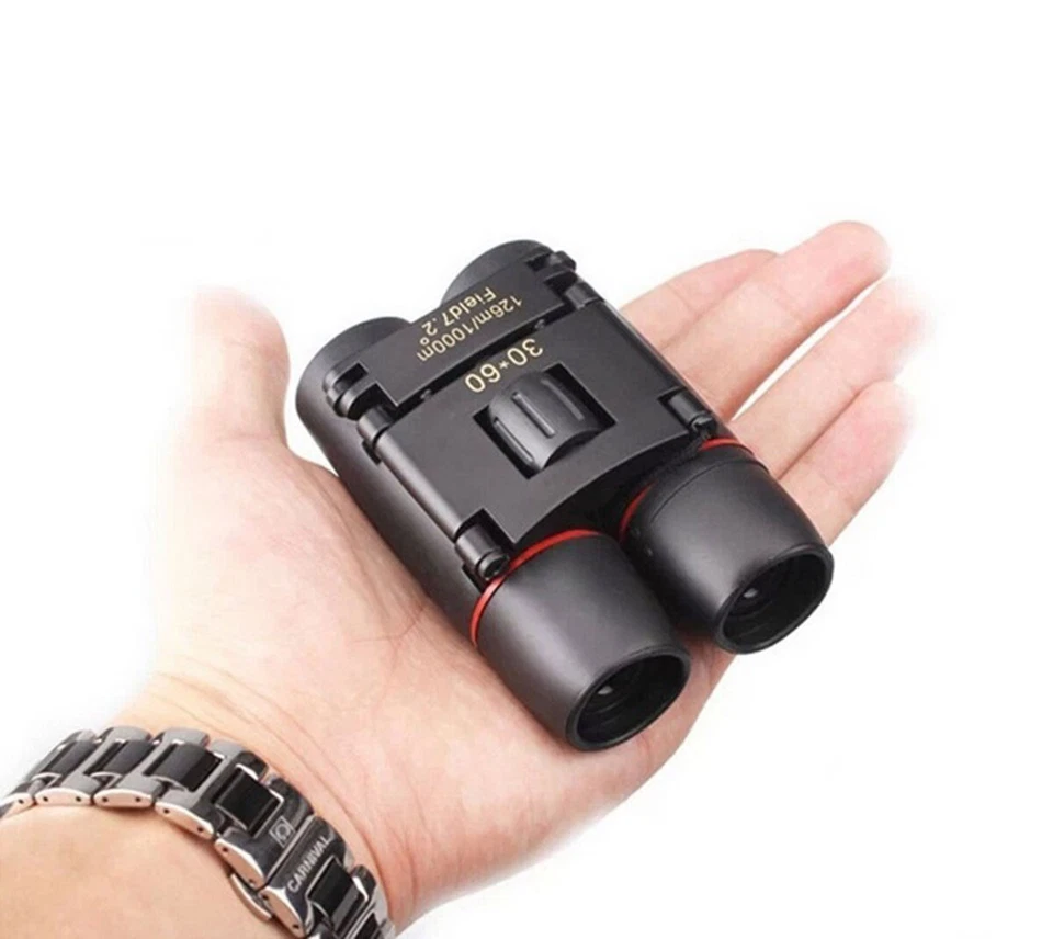Compact Foldable Waterproof Binoculars 30 x 60 HD BAK4 Prism Lens with Case - Image 3 of 4