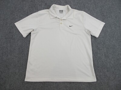 white nike polo mens