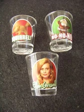 3 - National Lampoon's Christmas Vacation shotglasses shot glass