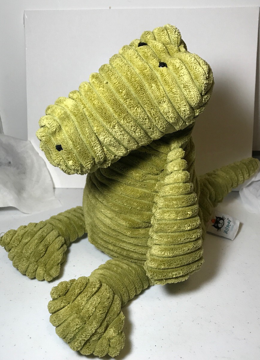 Jellycat Cordy Roy Gator Plush Green Corduroy Alligator Crocodile