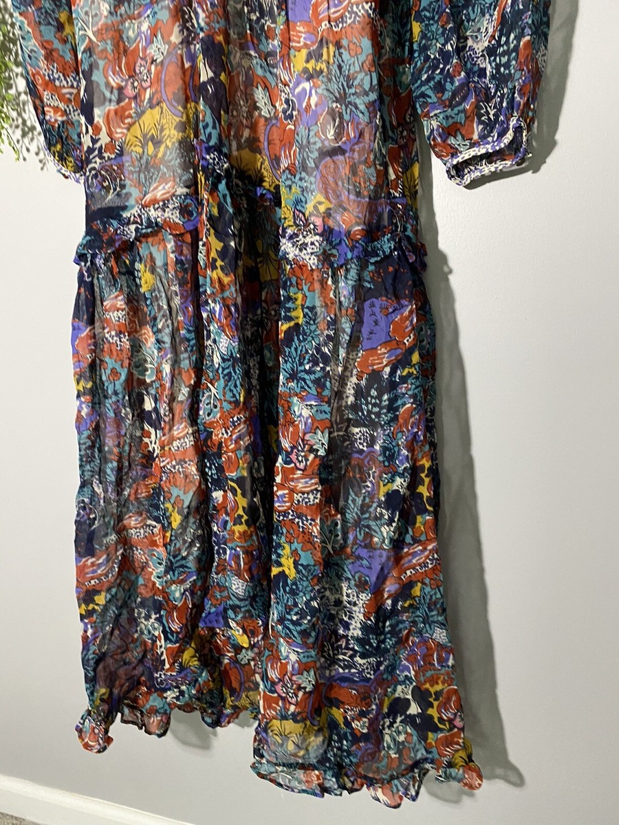 maeve annabella maxi dress New Anthropologie Maeve Annabella Maxi Dress Size 4