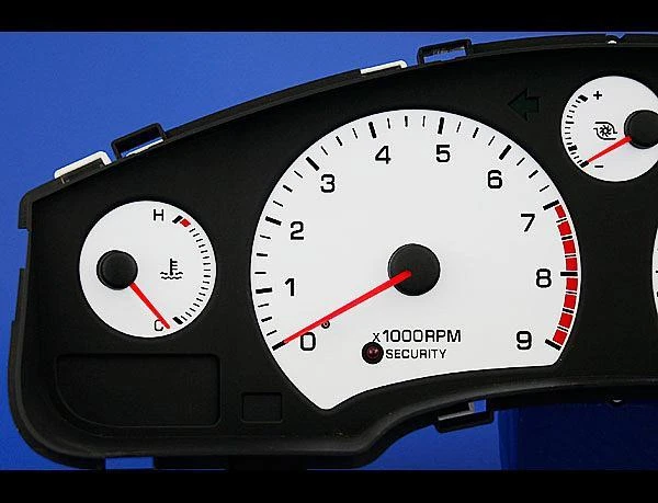 Medidores de cara blancos para Toyota MR2 1989-1999 160 MPH Foto 3 de 4