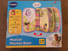 VTech Musical Rhymes Book Pink Purple NEW