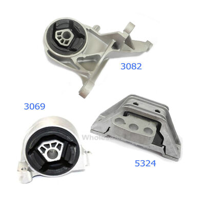 For Chevy Equinox Pontiac Torrent 3.4L Motor & Trans Mount 5324 3082 3069 M974
