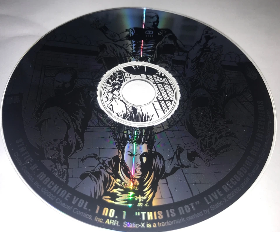 Static X Machine Vol 1 No 1 Multimedia Cd And Video Chaos Comics Foto 2 de 4