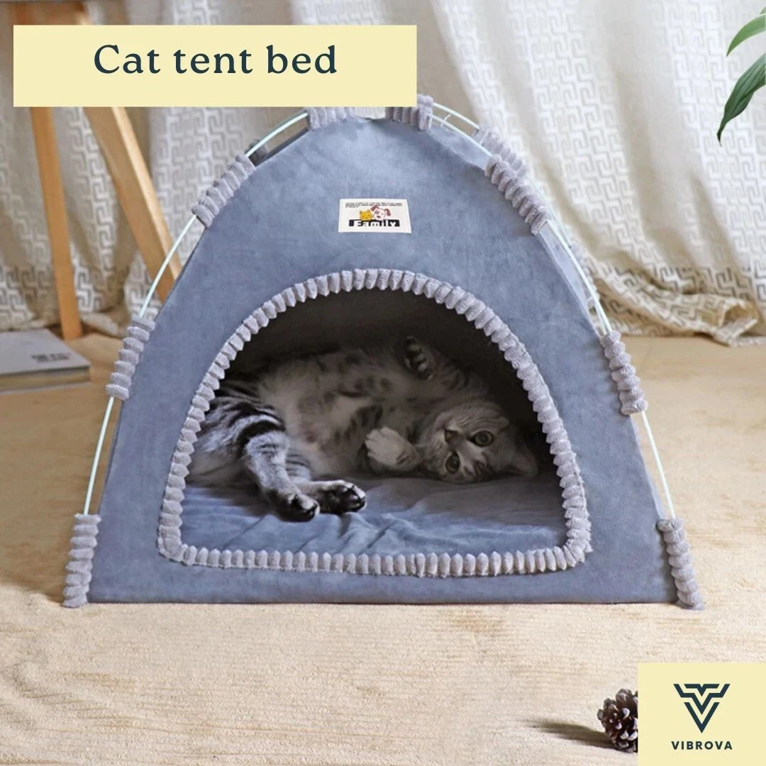 Cat Tent Bed - Four Seasons Cat Bed - Indoor & Outdoor Cat Bed
Opens in a new window or tab