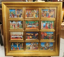 quadro LA VITA DI GESU' san paolo Edizione San Paolo SAIE Miniature De Pedris