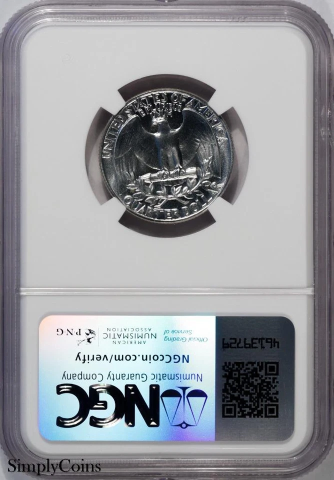 1961 Washington Quarter Proof DDO FS-101 NGC PF67 Silver Coin US - Image 2 of 2