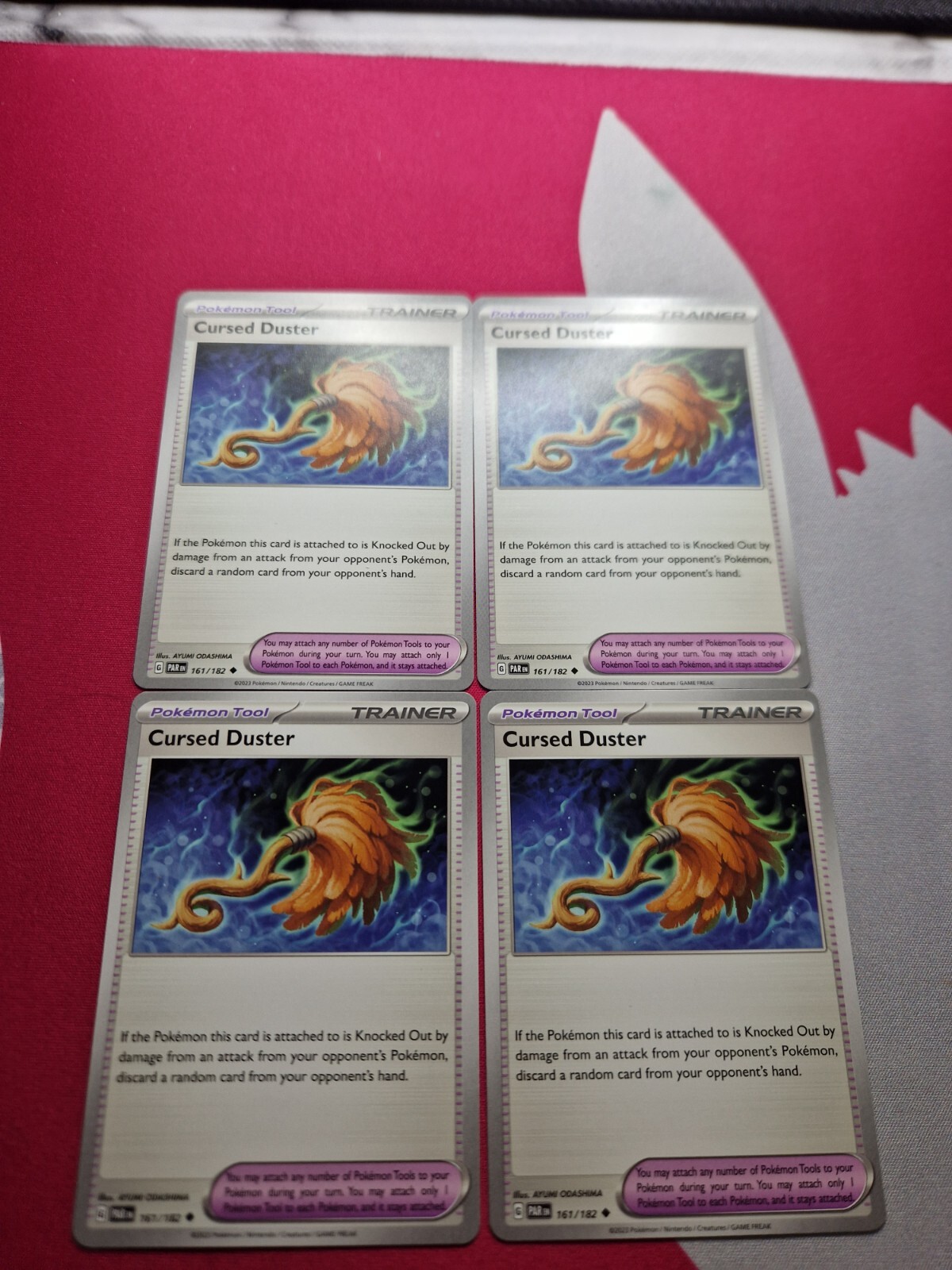 Cursed Duster - 161/182 - Trainer - Paradox Rift - Pokemon - NM/M X4