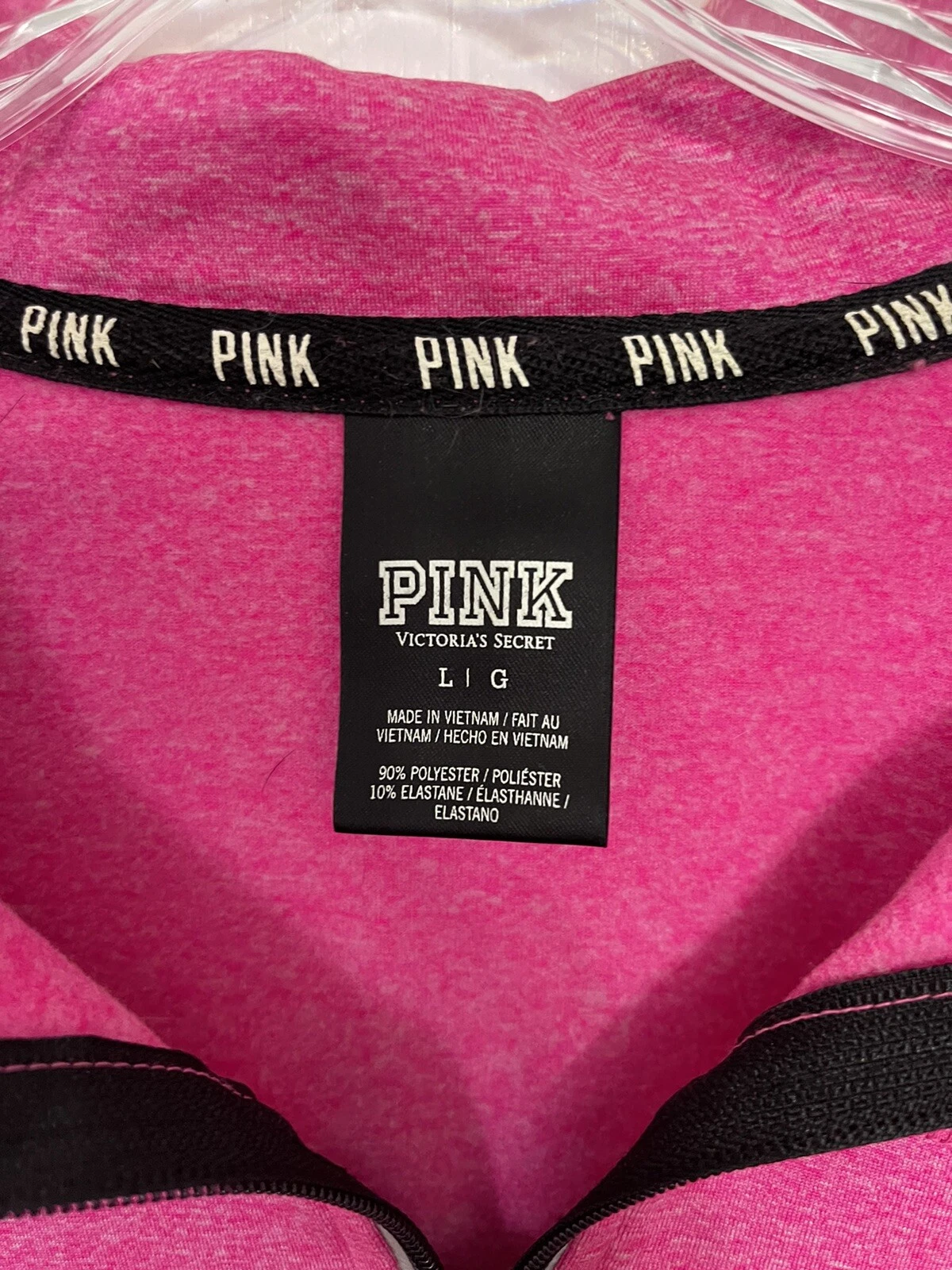 victoria-secret-vs ultimate half zip hot euc 