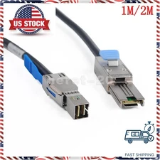SFF-8088 External Mini SAS to Mini SAS High Density HD SFF-8644 Data Cable 1M/2M