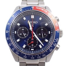 Seiko Prospex Speed Timer Solar Chronograph Men's Watch Blue Dial SBDL097