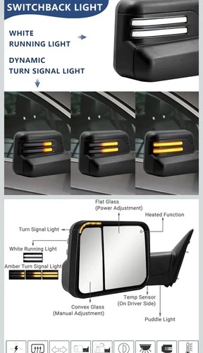 Switchback Towing Mirror for Dodge Ram