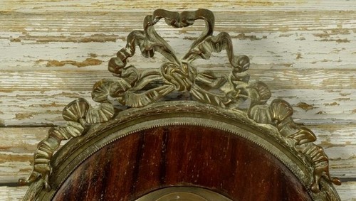 Beautiful Antique French Wood Religious Wall Plaque, Bow Crest, Saint Therese - Picture 4 of 16