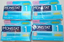 4-Pack Monistat 1 Day Yeast Infection Treatment Vaginal Antifungal  EXP 1/26+
