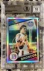 John Elway GEM 10 AUTO SIGNED 2001 Topps Archives Rookie RC Refractor- BGS COA