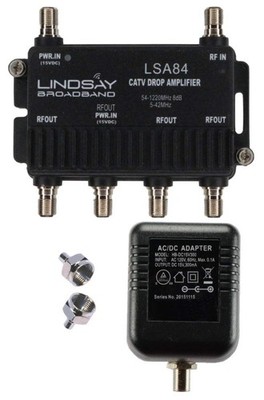 4-Port Cable TV/Antenna/HDTV/Internet Digital Signal...