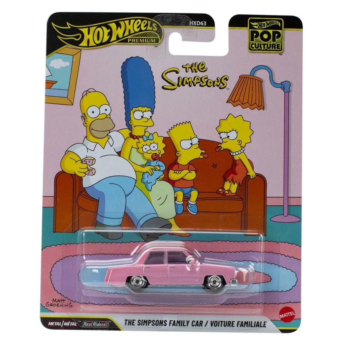 Hot Wheels Cars The Simpsons Contemporary Manufacture Diecast Cars