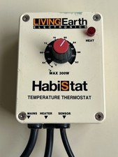 Habistat 300W Thermostat Older Style, Living Earth - unsure if works