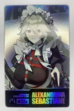 Zenless Zone Zero Alexandrina Sebastiane Holographic Card ZZZ Anime Impulse Expo