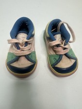 Stride Rite Baby Shoes 4W Wide Toddler Canvas Multicolor Made in Korea