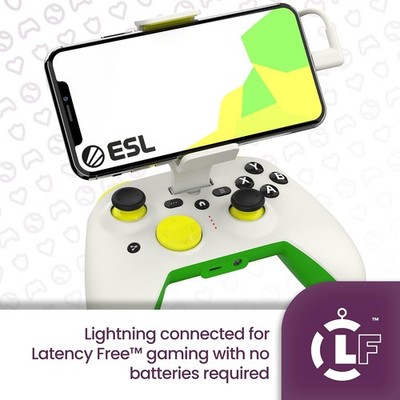 iPhone MFi-Certified Gaming Controller for iPad iOS Gamepad Rotor RIOT RP1950ESL