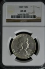 1949 Franklin Half Dollar NGC XF 45