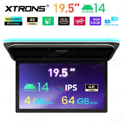 19,5'' FHD Deckenmonitor Android 14 8-Kern 4+64GB HDMI USB UHD 4K Video IPS WiFi