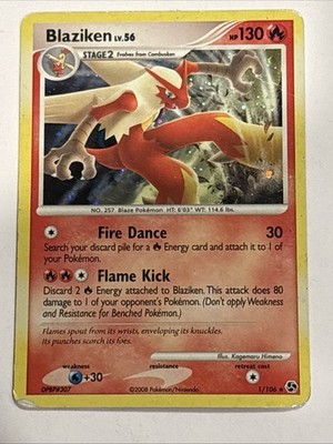 Blaziken #1 from Great Encounters ((2008)) – Pokémon card