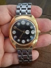 Vintage Timex Men Hand-Winding Mechanical Watch W Calender Not Working