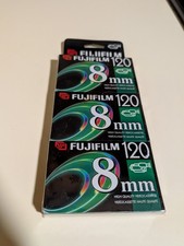 Fujifulm 120 8mm videocassette 3 Pack Sealed