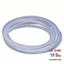 Silicone Tubing 3/8" ID 0.354" x 1/2" 3/8" ID 9-13mm x 1/2" OD White 5 FT