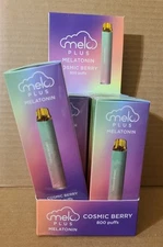 MELO Air Plus Melatonin Diffuser Pen Sleep Aid Cosmic Berry Flavor 800+ 