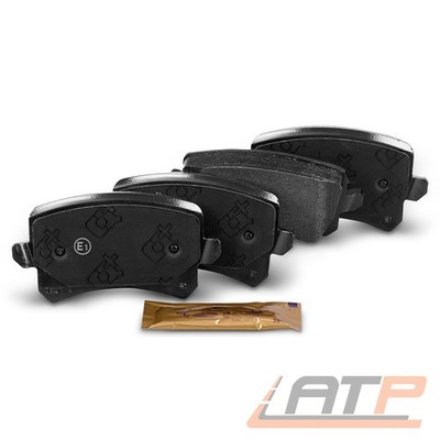 SATZ BREMSBELÄGE HINTEN FÜR BORGWARD BX7 SEAT ALHAMBRA VW SHARAN