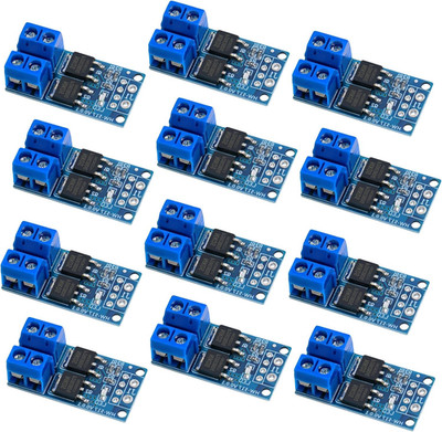 12PCS Dual Channel High-Power MOSFET PWM Driver Module, 0-20Khz Speed & Brightne