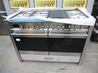 Smeg Range Cooker Stainless Steel A4-81 120cm Opera Dual Fuel A+ Graded(CH-3595)