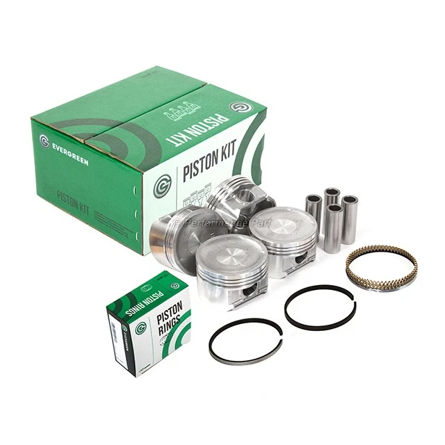 Rodamientos de varilla principal de pistones para 01-05 Honda Civic LX DX 1,7 L DOHC PLM D17A1 Foto 3 de 4