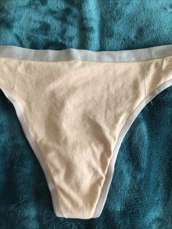 Tanga AERIE Talla XXL Beige Algodón Jersey Nuevo Sin Etiqueta  Foto 2 de 4