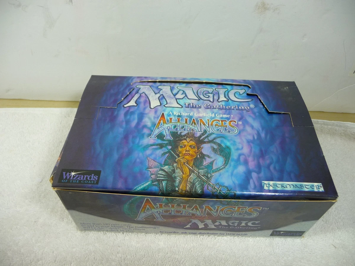 節約 Magic: The Gathering Alliances ブースター4個 MTG Magic the