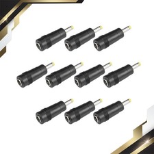 10 Pcs Copper DC Power Connector 5.5x2.1mm Female to 4.0x1.7mm Male Adapter
