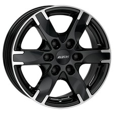 1x ALUTEC TITAN diamantschwarz frontpoliert 7.0Jx16 6x139.7 ET55