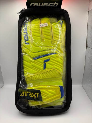 Reusch Attakt Grip Adult Goalie Gloves Size 9